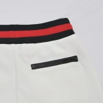 Children Polyester Zipper Pocket Kids Track Shorts