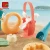 Import Children Summer Plastic Soft Sand Bucket Beach Toy Silicone Beach Toys 17PCS from China