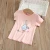 Import childrens clothes cute cotton summer t-shirt for kids from China