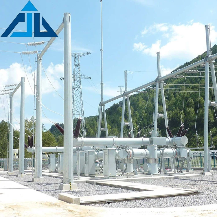 China Electric Power Transmission Towers 220kV Steel Structure Substation