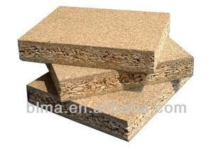 China high quality 1220*2440mm particle board / flakeboard /chipboard