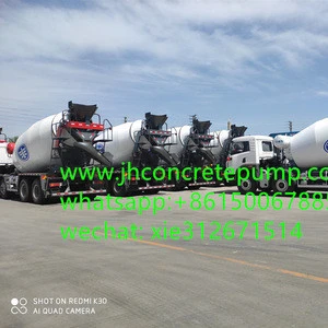 China JIUHE Brand small concrete mixer truck 5m3 6m3 7m3 8m3 concrete truck mixer cement mixer truck