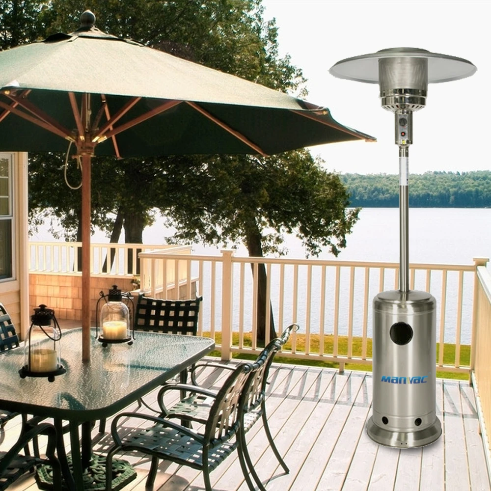 China Luxury Standing Stainless Steel Umbrella Type Porch Heaters