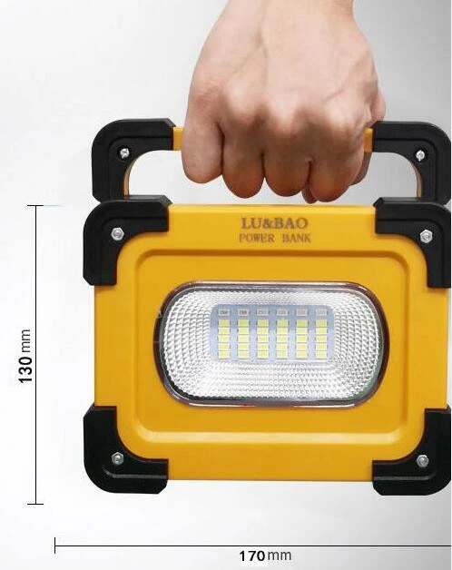 China manufacture rechargeable portablesolar LED emergency light for outdoor 60W LED flood light