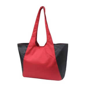 China Manufacturer Large Capacity Tote Polyester Shopping Bag Custom Logo