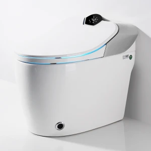 China new modern design ceramic siphonic bathroom electronic heated bidet sensor automatic intelligent smart wc toilet bowl
