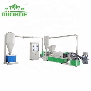 China Ruian Air cooling waste plastic recycling machine