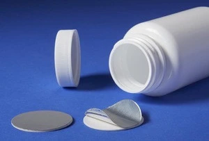 China supplier induction aluminum foil seals liner for bottle cap