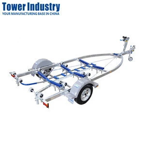 China Supplier OEM Power Coated Boat Trailer For Heavy Boat With Best Price