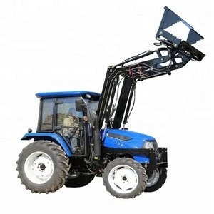 China supply 55hp Farming tractor with frond end loader machine