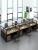 Import China supply color and size can be customized meeting room modern staff desk office workstation from China