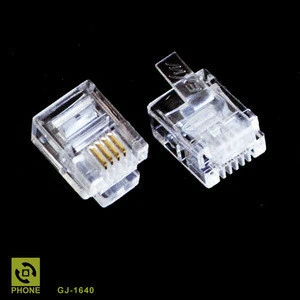 Chinese manufacturer high-tech electronic accessories network connector modular plug for fixed telephone