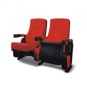 Cinema chair leather auditorium theater chair mechanism