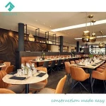 Classic style dining room restaurant set