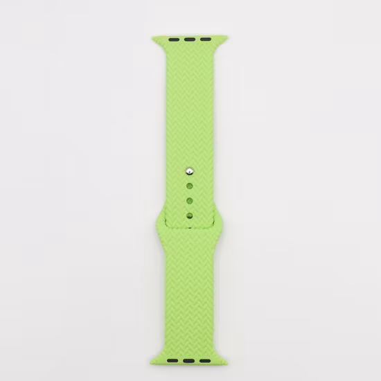 Import Classic Watch Band Nail Deduction Applies to Apple Watch Se Silicone Strap. from China