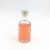 clear empty 100ml round mini spirit liquor Tequila brandy, vodka whisky wine  alcohol beverage drink glass bottle with cork top