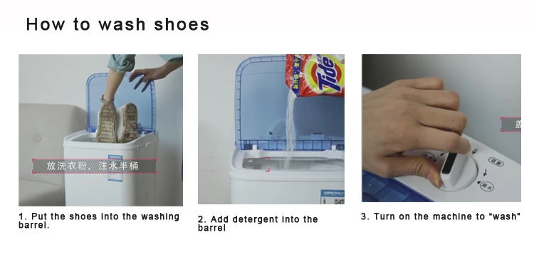 clothing and shoes washing plastic housing mini washing machine with spin dryer