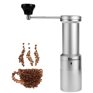 coffee grinder with stainless steel conical burr customized manual coffee grinder