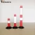 Import Collapsible 800mm flexible traffic warning post with rubber bottom Colored Traffic Road  Cones from China