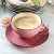 Import Colorful China Mug And Coaster Coffee Cups Kitchen Set Tea Cup And Saucer Set Espresso Cup Set Of 6 With metal Stand from China