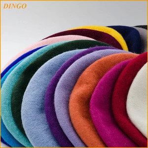 Colourful Winter Fashion Elegant 100% Wool Beret for lady