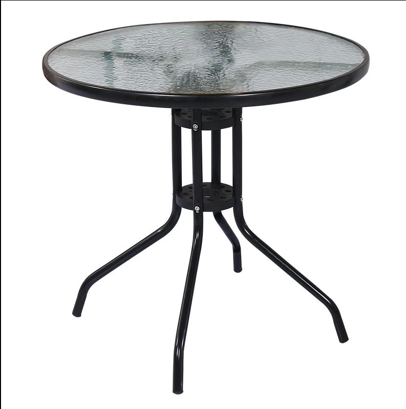 Commercial Furniture Waterline Round Glass Coffee Table