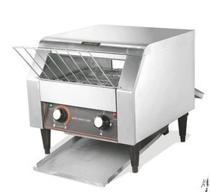 Commerical stainless steel rotating electric conveyor toaster restaurant hot dog toaster bread toaster