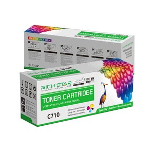 Compatible Color Toner Cartridge 43866105 43866106 43866107 43866108 For OKIDATA C710 C711 Laser Printer Toner Cartridge