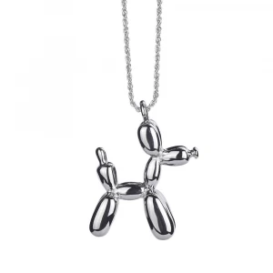 Cool chain Balloon Dog Fashion Jewelry High Polished Stainless Steel Necklaces