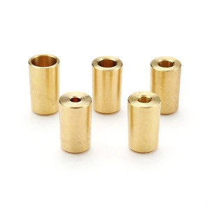 copper brass High Quality CNC turning service custom made Brass bush brass Sleeve for drill chuck brass insert