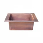 copper hammered kitchen sinks according to customers' design