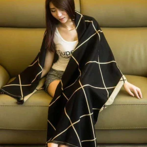 cotton scarfs jacquard shawls winter wraps pashmina ladies fashion mujer other scarves 360g