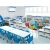 Import COWBOY Cheap Daycare Furniture Set Kids Blue Table and Chair Classroom Chair Kids Wood Cabinet Furniture Wholesale from China