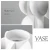 Import Creative design white resin art sculpture flower vase for home decor from China