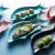 Import Creative glass ceramic fish plate home 14 inch ceramic plate solid color Western food plate kitchen department store from China