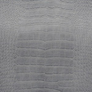 Croc production de synthetic leather fabric pvc leather knitted