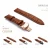 Import Crocodile pattern genuine real leather watch straps band with butterfly buckle from China