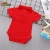 Import Custom 1 year old baby clothing polo collar plain color bulk baby rompers for kids from China