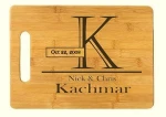 Custom Bamboo Cutting Board Wedding Gift  Christmas Present Birthday Gift