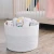 Import Custom bathroom big kids toys bins hamper foldable collapsible bag hand woven cotton rope laundry storage baskets with handles from China