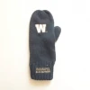 custom design daily life usage acrylic men knitted winter mittens