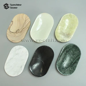 Custom Different Natural Stone Soap Dish For Hotel Bathtub Soap Dish