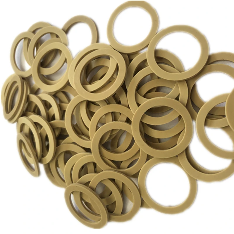 Custom heat and shock resistant flat washer seals rings silicone rubber gasket