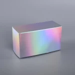Custom Hologram Holographic Gift Box Packaging, Luxury Laser Aluminium Foil Packing Box