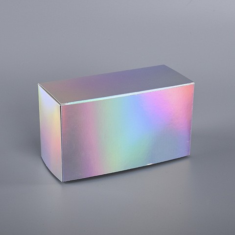 Custom Hologram Holographic Gift Box Packaging, Luxury Laser Aluminium Foil Packing Box