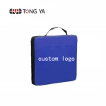 Custom logo printing outdoor Stadium Waterproof Fabric Cover thick foam interior padded Seat Cushion
