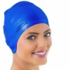 Custom Logo Silicone Swimming Cap for Women Long Hair