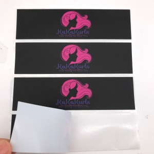 Buy Custom Logo Sticker Packaging Hair Extension Labels For Bundle ...