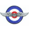 Custom made target wings embroidered patch for pilot jacket