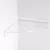 Import Custom Made Wall Mounted Clear Acrylic Lucite Bathroom Corner Shelf for Storage from China